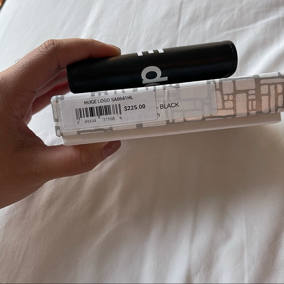 Come Des Garçons CDG Big Logo Blk Card Case Wallet - Picture 4 of 7